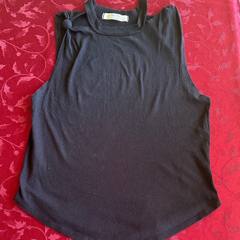 We The Free Black Tank Top EUC SMALL